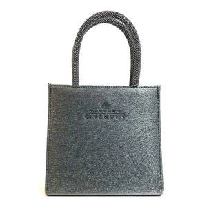 GIVENCHY Logo Mini Tote Bag, Handbag, Nylon, Women's, Gray